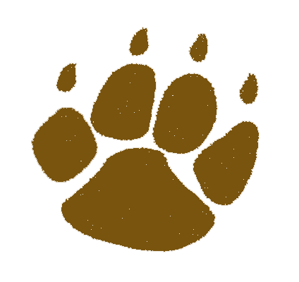 Wildcat Paw Print Stencil - ClipArt Best