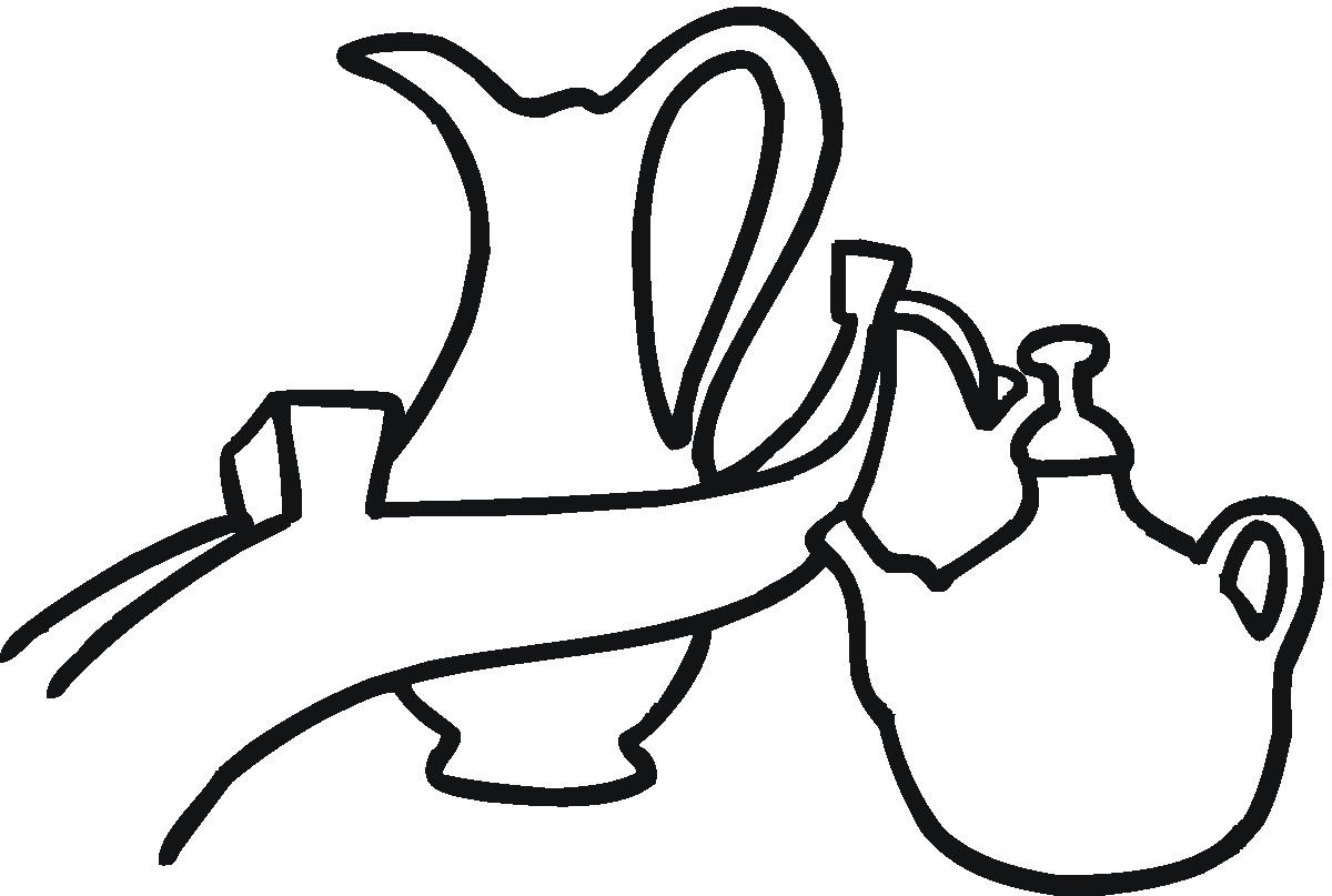 Teapot And Milk Coloring Online | Super Coloring