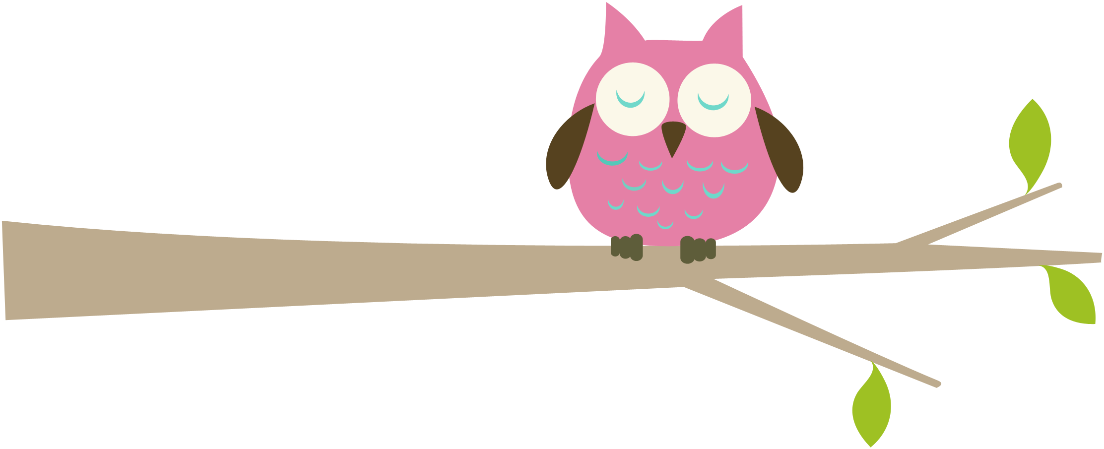 Cute Owl On Branch Clip Art - ClipArt Best