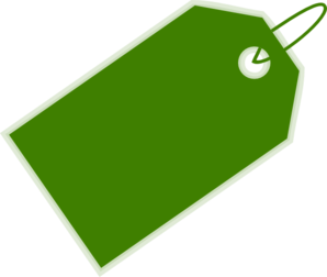 Green Price Tag clip art - vector clip art online, royalty free ...