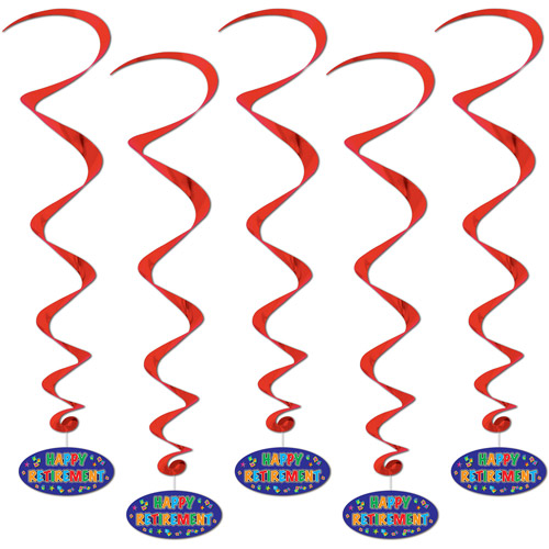 Happy Retirement Whirls: Party Supplies : Walmart.
