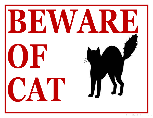 Printable Beware Of Dog Signs