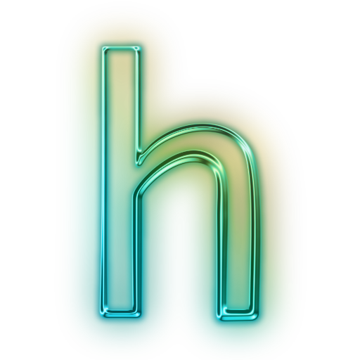 Glowing Green Neon Icons Alphanumeric » Icons Etc