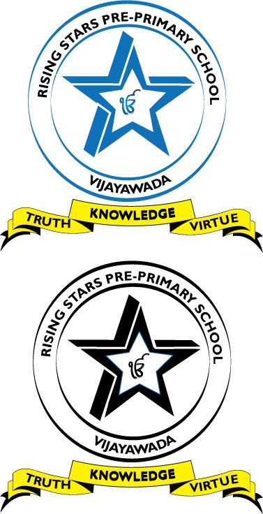 Rising stars school logo | Brands of the World™ | Download vector ...