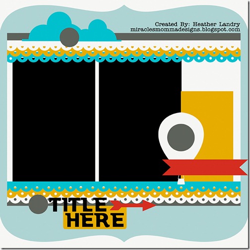 Miracles Momma Designs: Free Digital Template & Scrapbook Sketch #
