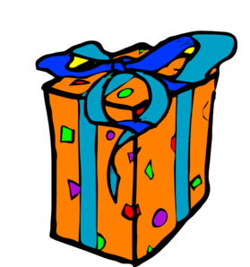 Wraped Gift clip art - vector clip art online, royalty free ...