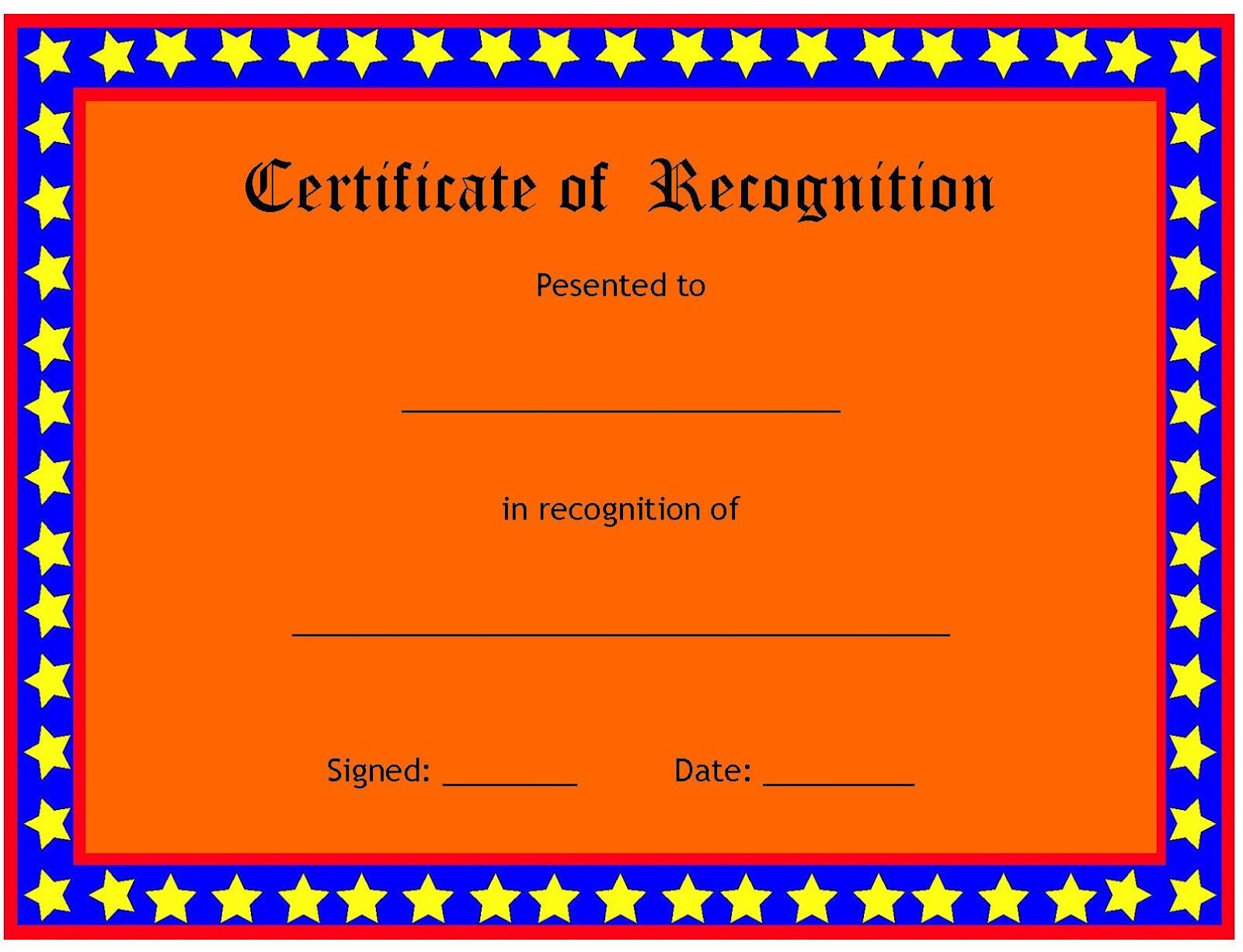 A Collection of Free Certificate Borders and Templates