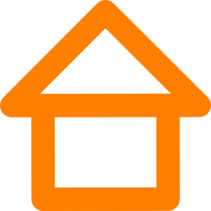 Orange House Outline clip art - vector clip art online, royalty ...