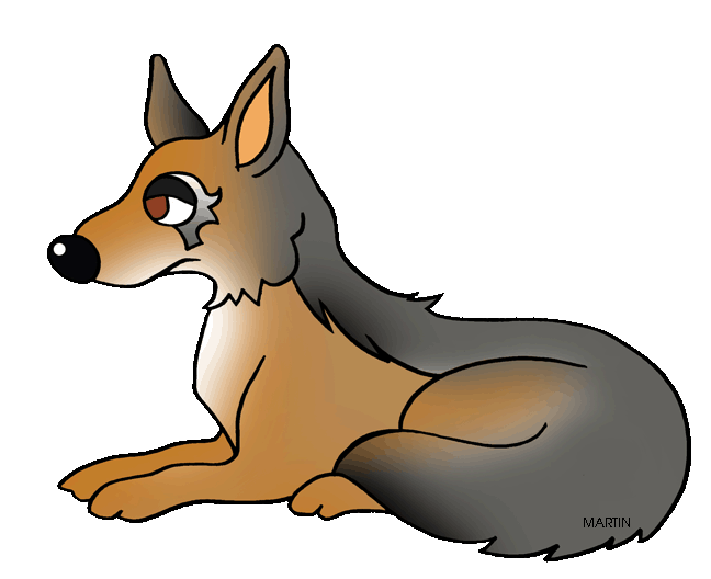 Free Animals Clip Art by Phillip Martin, Jackal