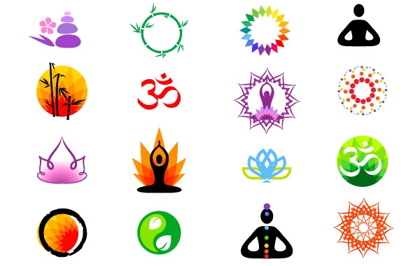Yoga Wellness and Relaxation Logos Templates Pack Logo Design | By ...