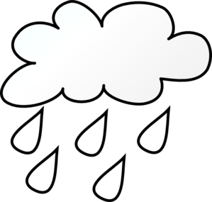 Rain Cloud Clipart Black And White - Free Clipart ...
