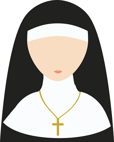 Nun Clip Art, Vector Images & Illustrations