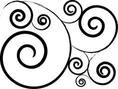 Free clip art swirly lines