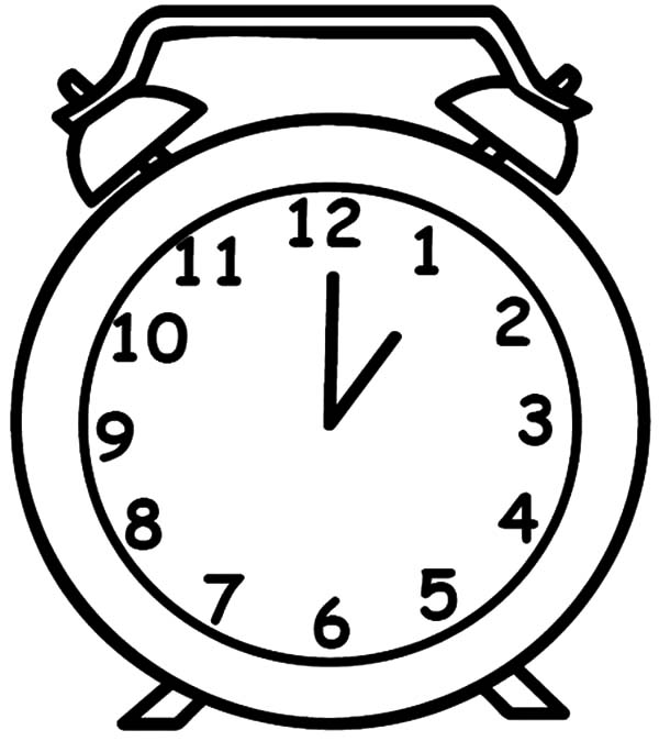 Drawing Clock Coloring Pages: Drawing Clock Coloring Pages – Best ...