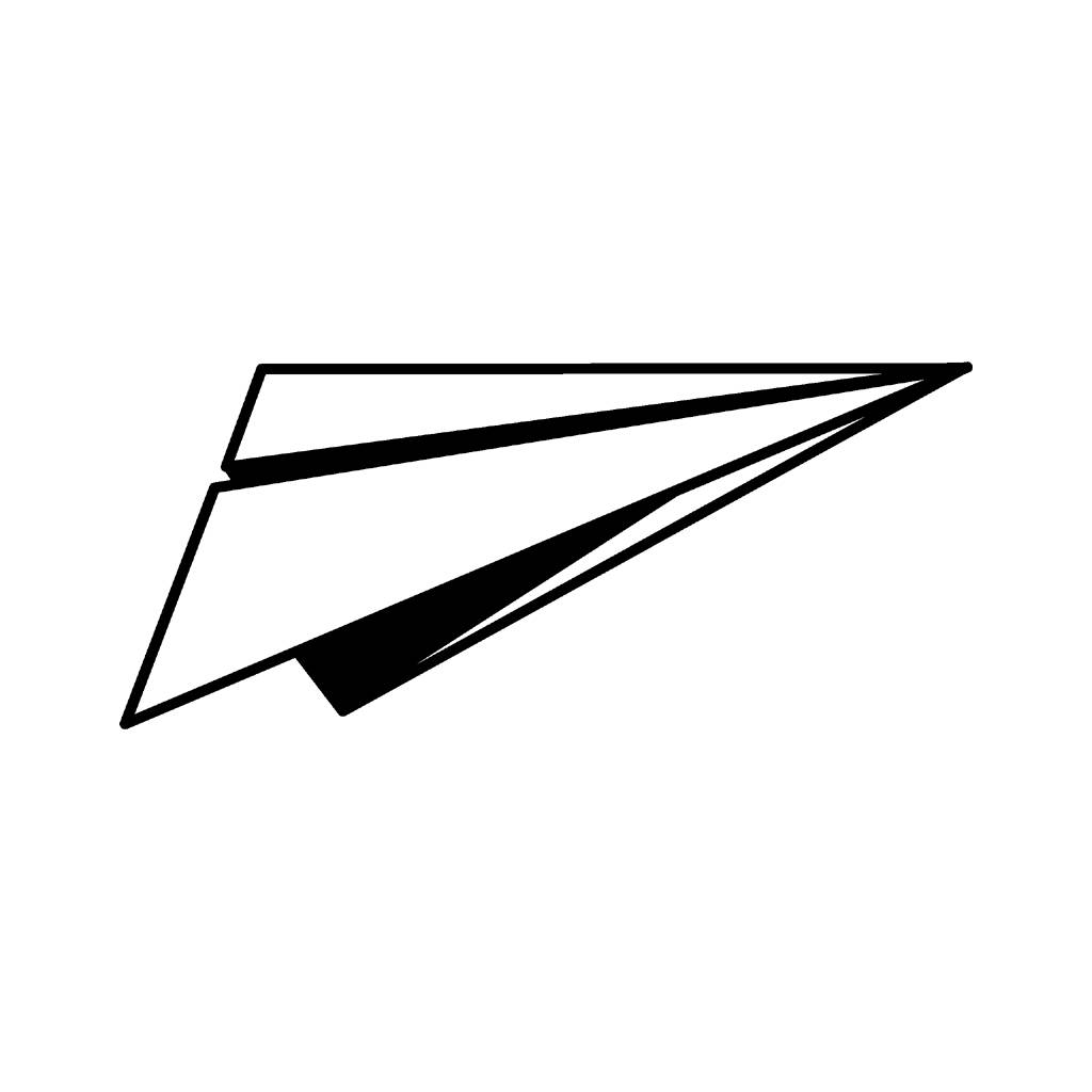 Paper Airplane Clipart