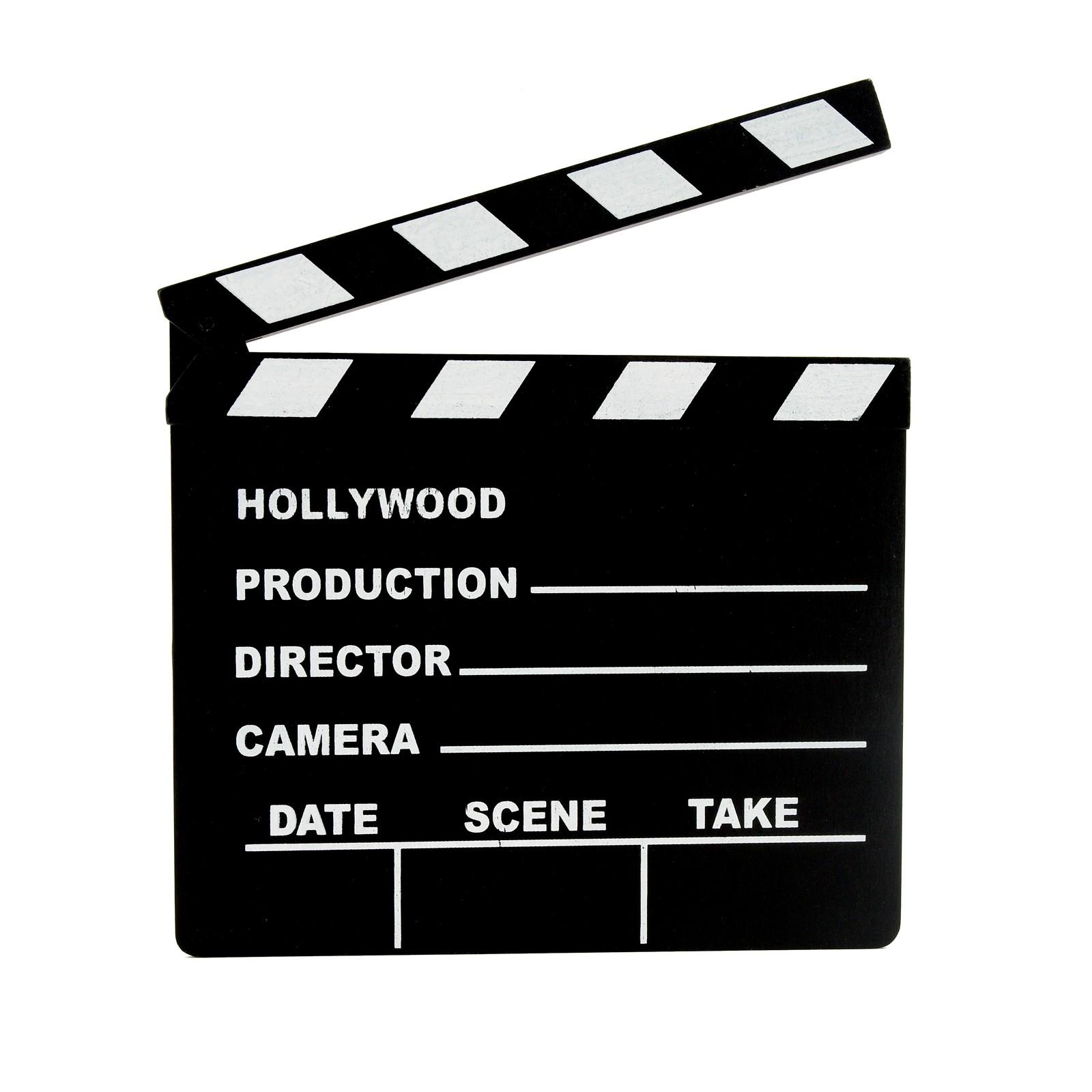 Lights Camera Action Sign clipart