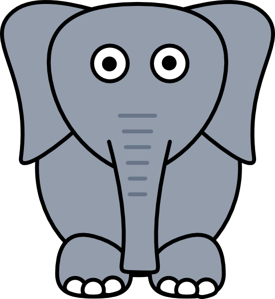 Cute baby elephant clip art clipart - Clipartix