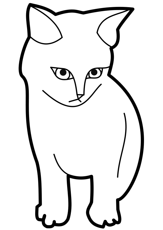 Outline Of Cat