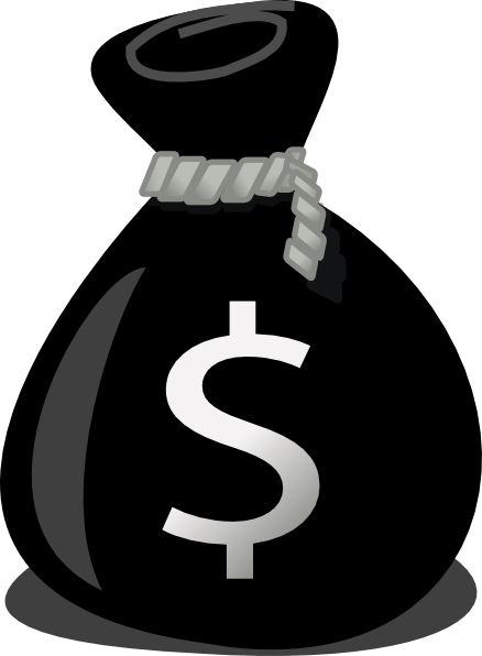 Cartoon Bag Of Money