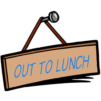 Funny Out To Lunch Signs