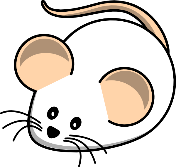 White Field Mouse Clip Art - vector clip art online ...