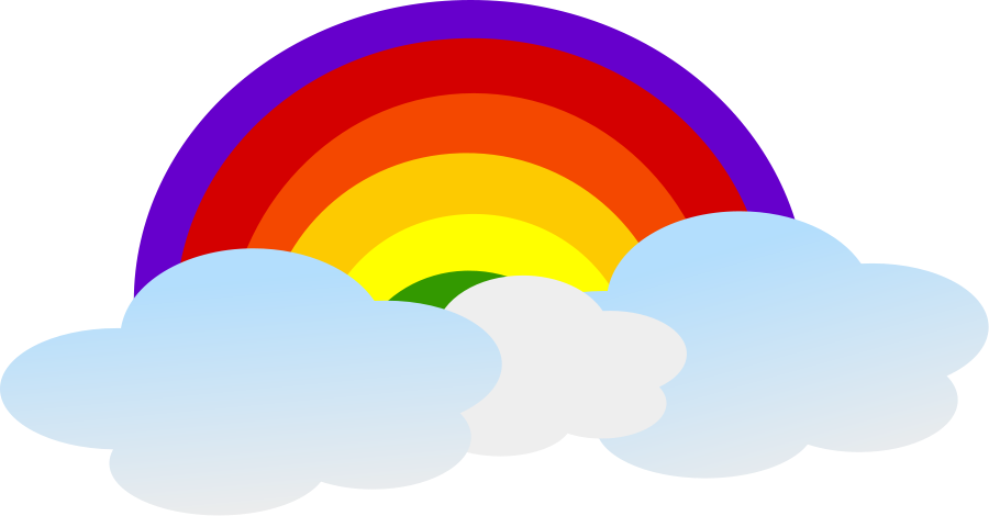 Cartoon Picture Of A Rainbow