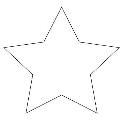 Star Template | Applique Patterns, Heart Template and ...