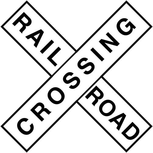 Railroad Crossing Clip Art
