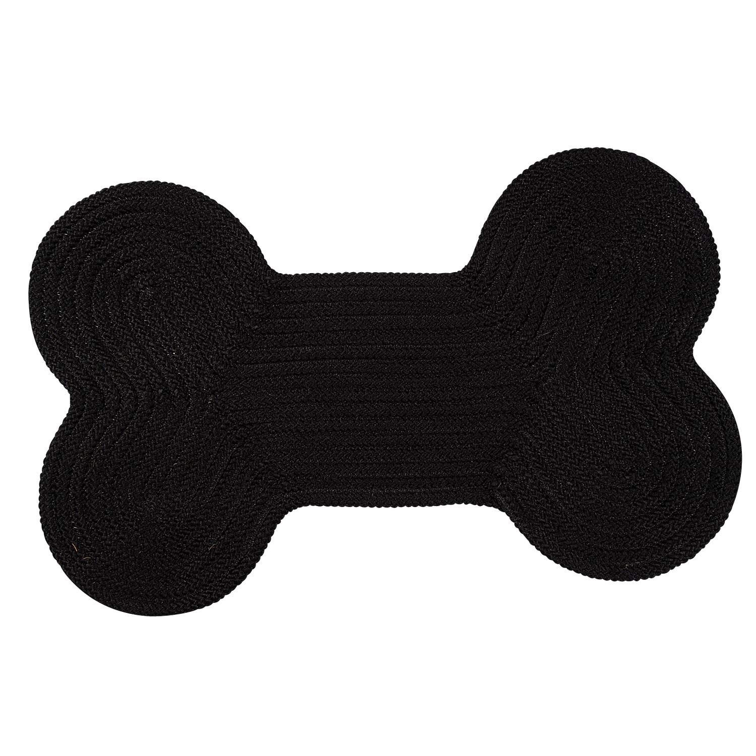 Black Dog Bone Clipart