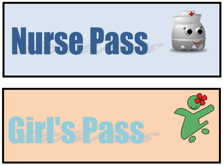 Hall Pass Template | out-of-darkness