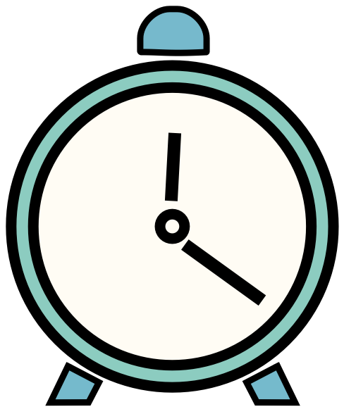 Clip Art Cartoon Clock Clipart