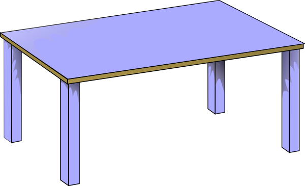 The Preschool Setting Table Clipart
