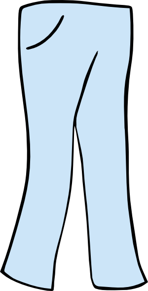 Jeans Clip Art - vector clip art online, royalty free ...