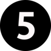 Numbers Five - vector clip art online, royalty free & public domain