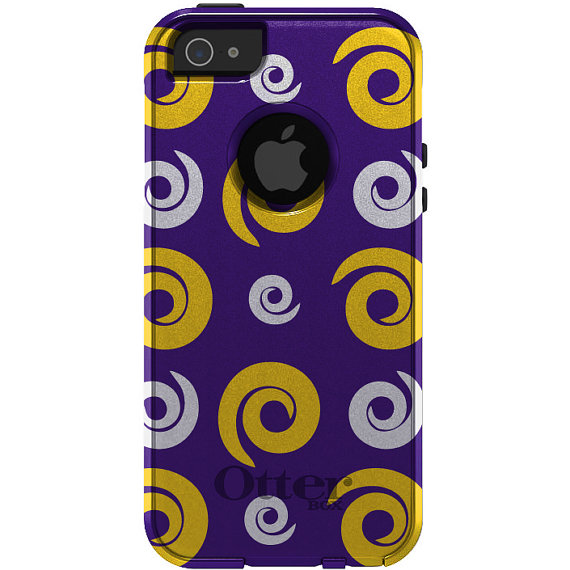 LSU OtterBox Custom Black OtterBox Commuter by CustomOtterbox