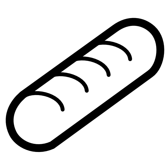 bakery baguette black white line art google coloring book ...