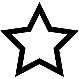 Star outline favorite interface symbol Icons | Free Download