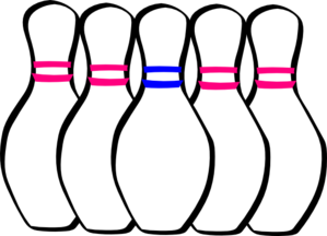 Bowling pins clip art