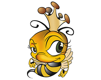 Cartoon Queen Bee | Free Download Clip Art | Free Clip Art | on ...