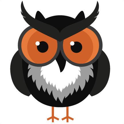 Cute Halloween Owl Clip Art - Free Clipart Images