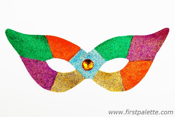 Masquerade Mask Craft | Kids' Crafts | FirstPalette.com