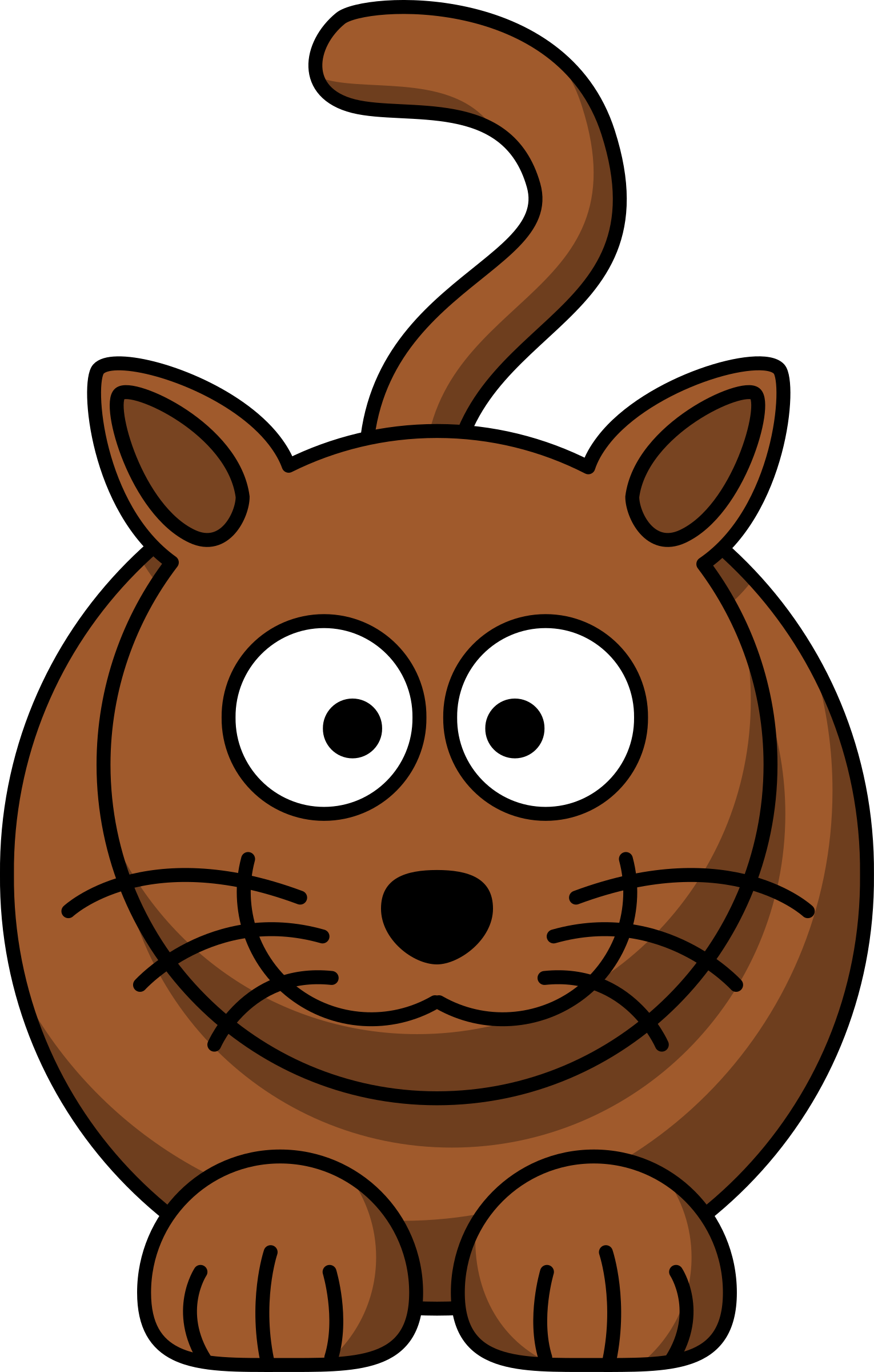 Clipart - Cartoon cat