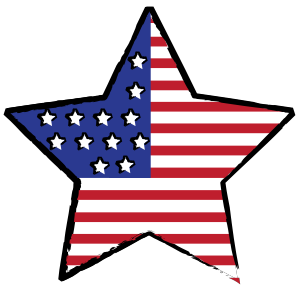 Patriotic Stars And Stripes Clip Art Borders