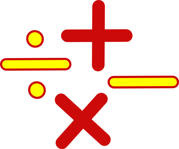 Math Signs Clip Art - vector clip art online, royalty ...
