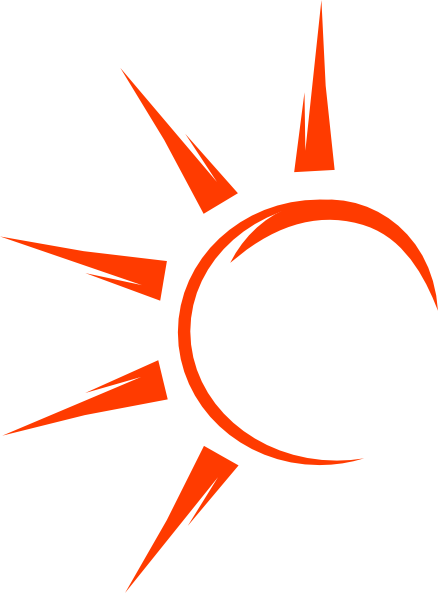 Half Sun Clipart