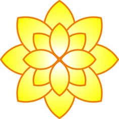 Simple flower clip art