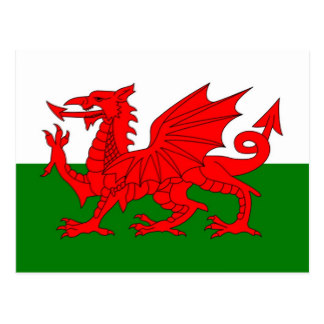 Welsh Flag Postcards | Zazzle