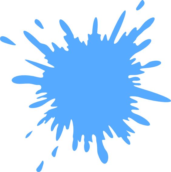Blue Paint Splotch - ClipArt Best