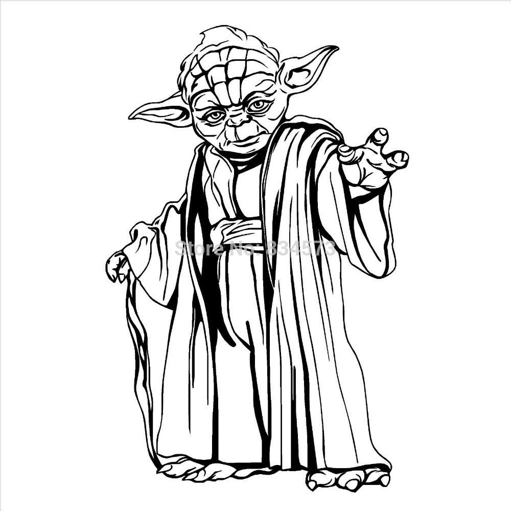 Star wars clipart line drawing