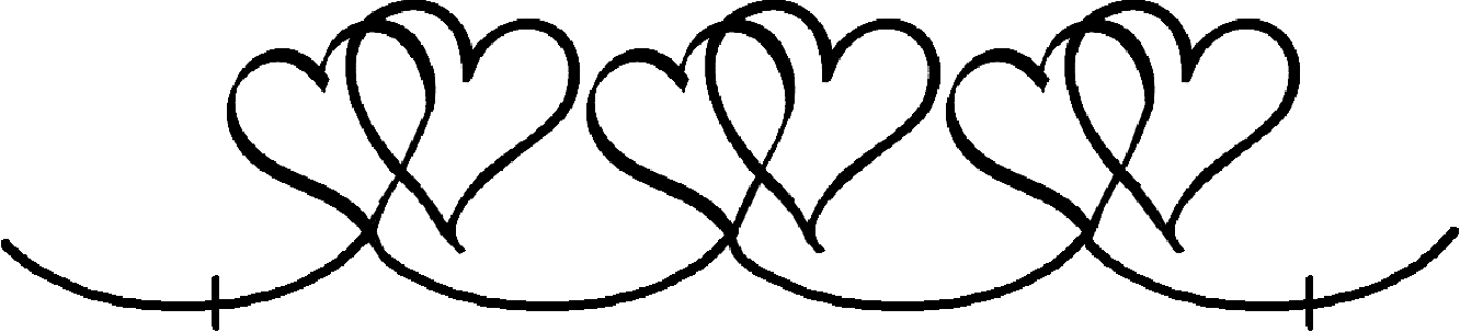 Heart Border Clipart Black And White